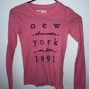 Long sleeve Abercrombie graphic tee